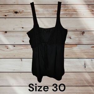 Black Women's One Piece Swimsuit